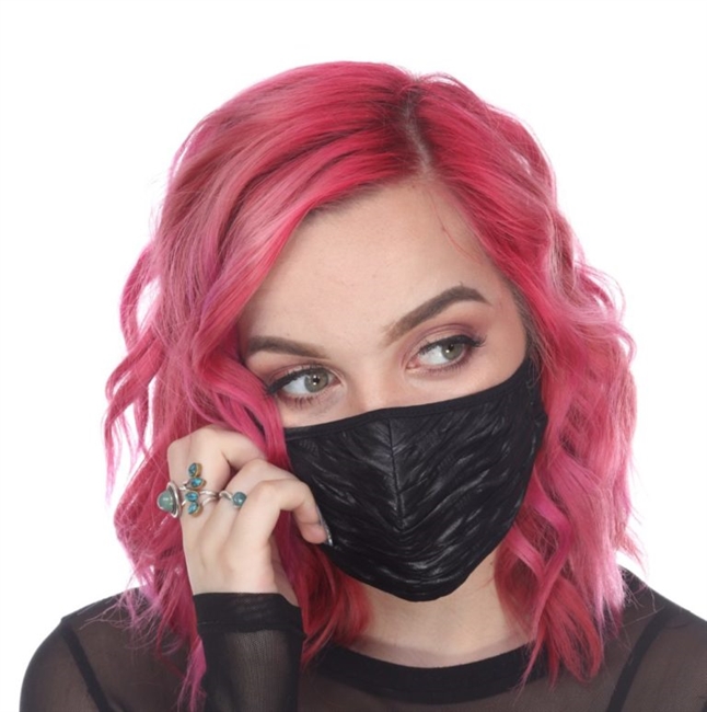 pleather face mask